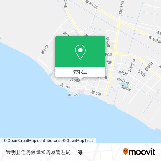 崇明县住房保障和房屋管理局地图