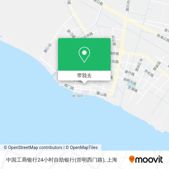 中国工商银行24小时自助银行(崇明西门路)地图