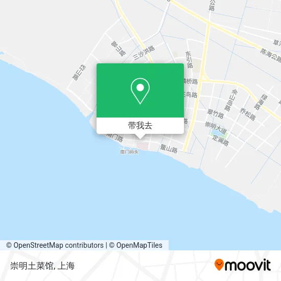 崇明土菜馆地图