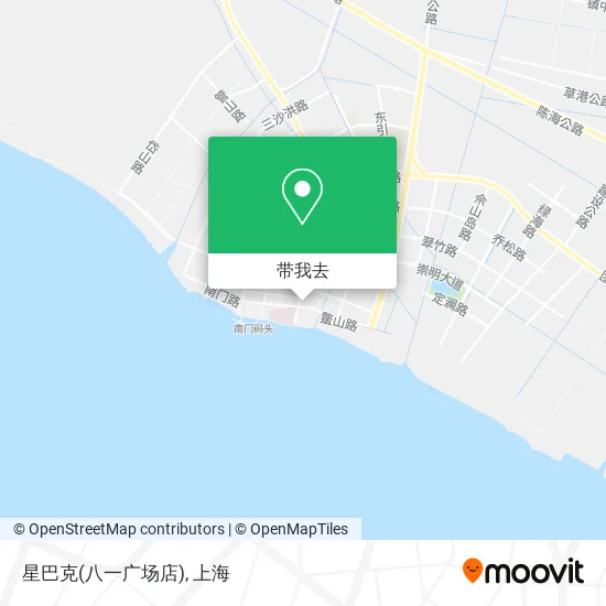 星巴克(八一广场店)地图