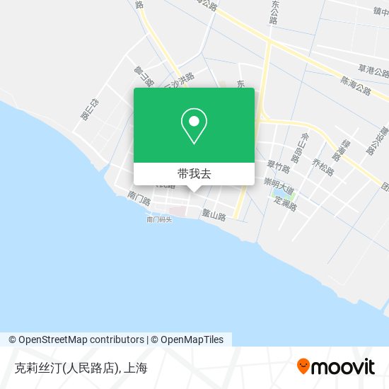 克莉丝汀(人民路店)地图