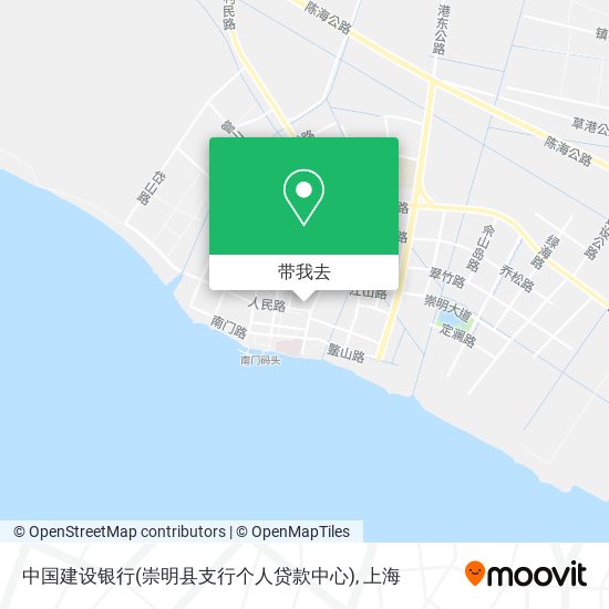 中国建设银行(崇明县支行个人贷款中心)地图