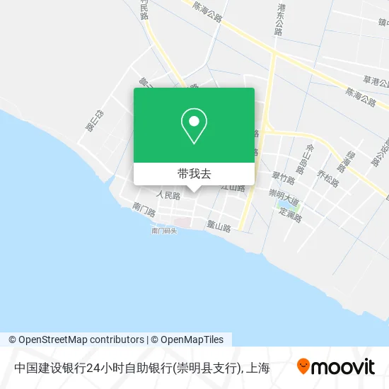 中国建设银行24小时自助银行(崇明县支行)地图