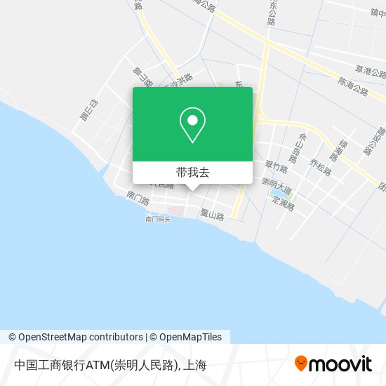 中国工商银行ATM(崇明人民路)地图