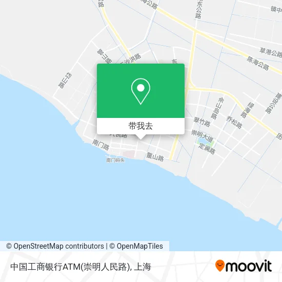 中国工商银行ATM(崇明人民路)地图