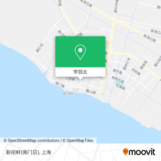 新招鲜(南门店)地图
