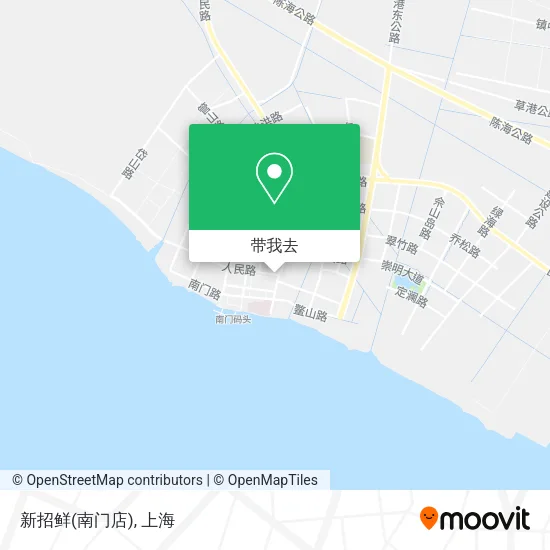 新招鲜(南门店)地图
