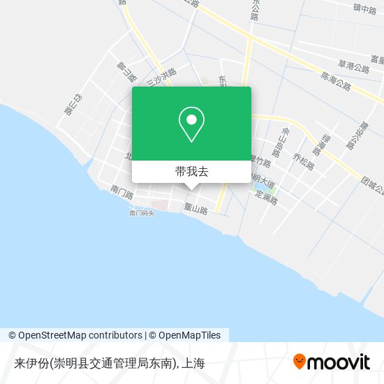 来伊份(崇明县交通管理局东南)地图