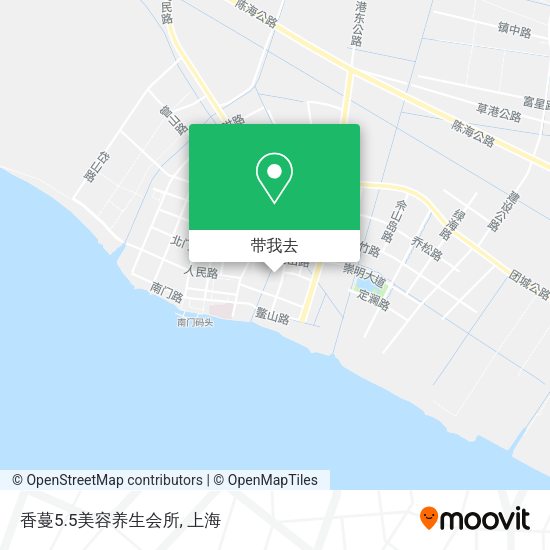 香蔓5.5美容养生会所地图