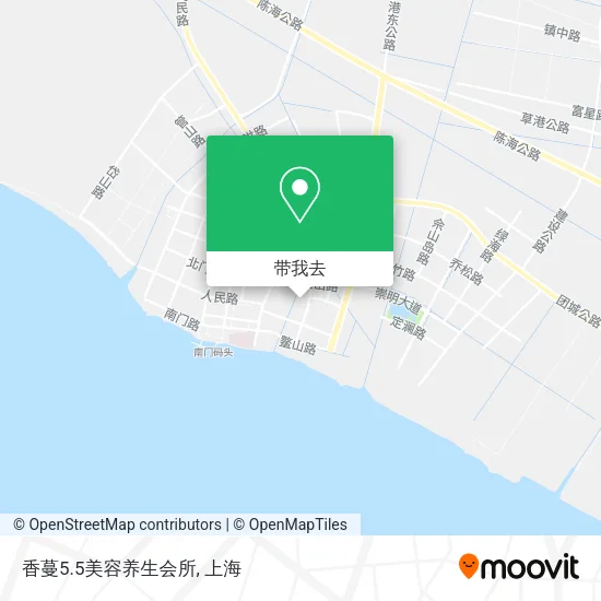 香蔓5.5美容养生会所地图
