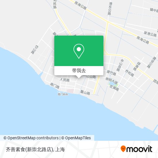 齐善素食(新崇北路店)地图