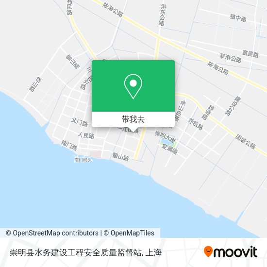 崇明县水务建设工程安全质量监督站地图