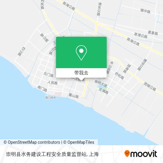 崇明县水务建设工程安全质量监督站地图