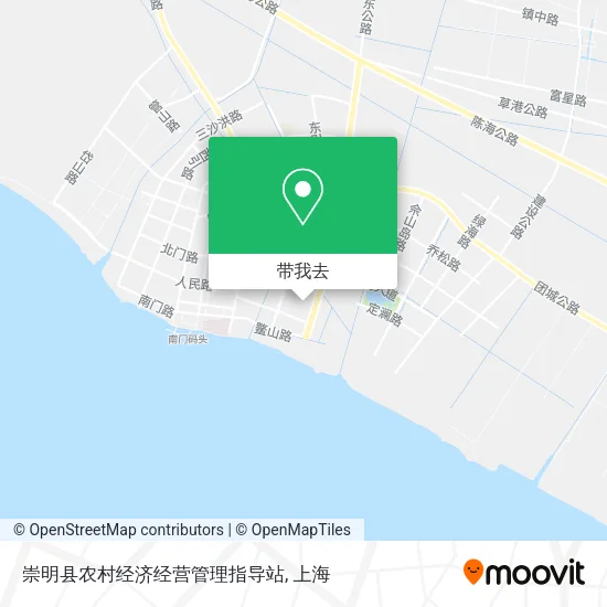 崇明县农村经济经营管理指导站地图