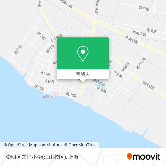 崇明区东门小学(江山校区)地图