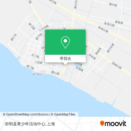 崇明县青少年活动中心地图