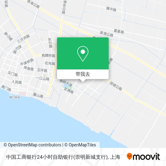 中国工商银行24小时自助银行(崇明新城支行)地图