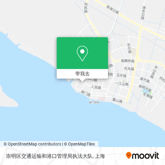 崇明区交通运输和港口管理局执法大队地图