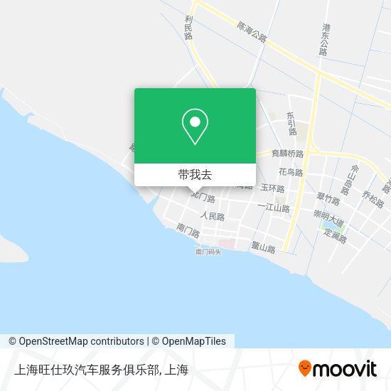 上海旺仕玖汽车服务俱乐部地图
