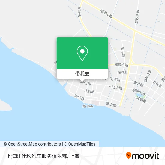 上海旺仕玖汽车服务俱乐部地图