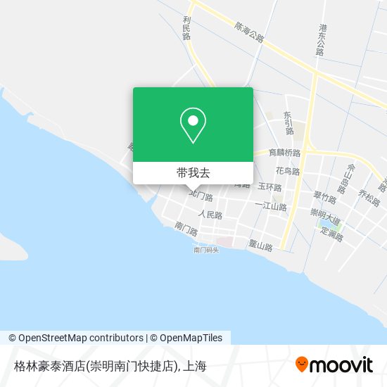 格林豪泰酒店(崇明南门快捷店)地图