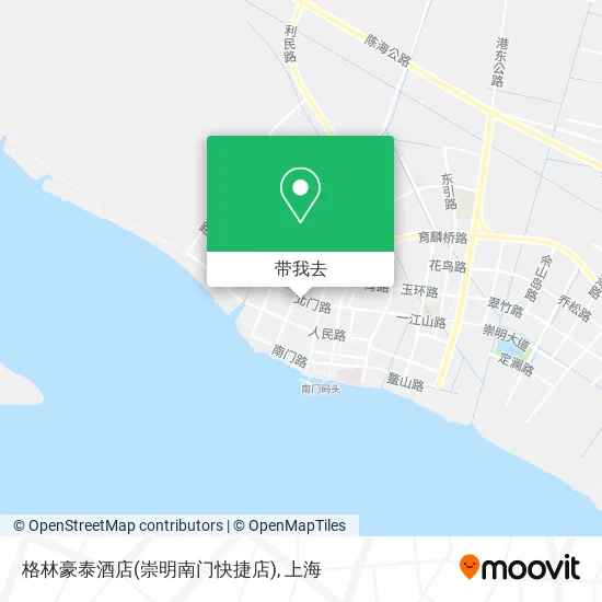 格林豪泰酒店(崇明南门快捷店)地图