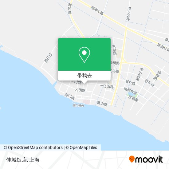 佳城饭店地图