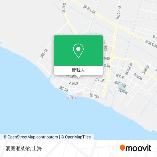 洞庭湘菜馆地图