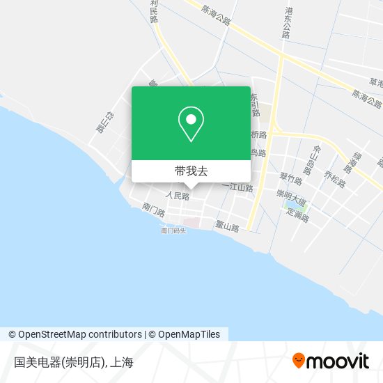 国美电器(崇明店)地图