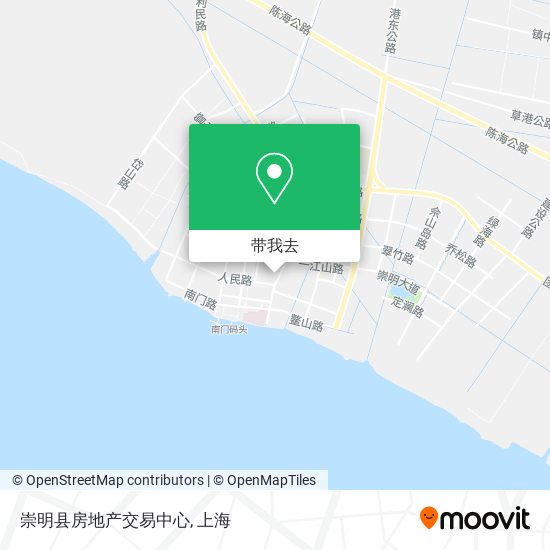 崇明县房地产交易中心地图