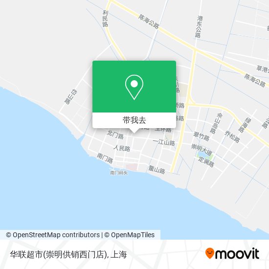 华联超市(崇明供销西门店)地图