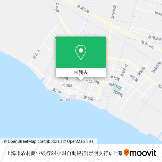 上海市农村商业银行24小时自助银行(崇明支行)地图