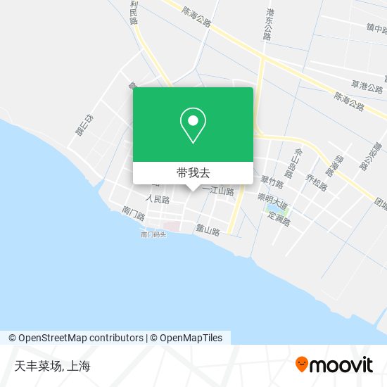 天丰菜场地图