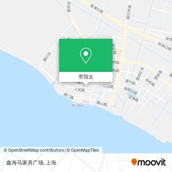 鑫海马家具广场地图