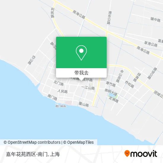 嘉年花苑西区-南门地图