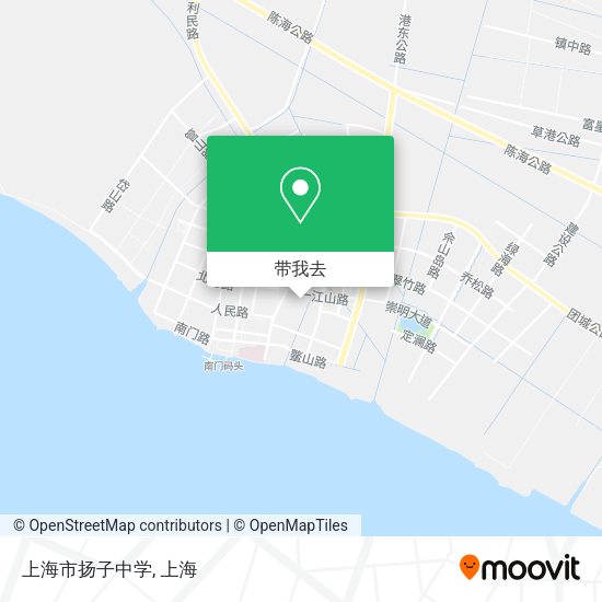 上海市扬子中学地图