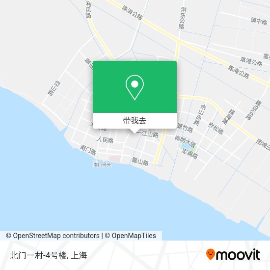 北门一村-4号楼地图