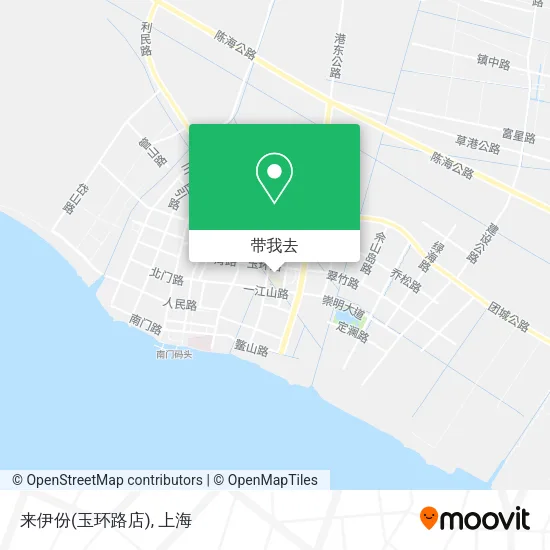 来伊份(玉环路店)地图