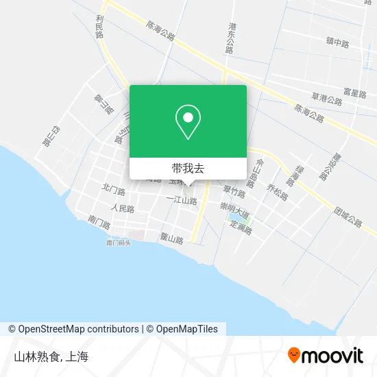 山林熟食地图