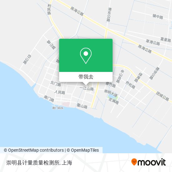 崇明县计量质量检测所地图