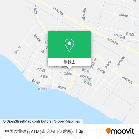 中国农业银行ATM(崇明东门储蓄所)地图