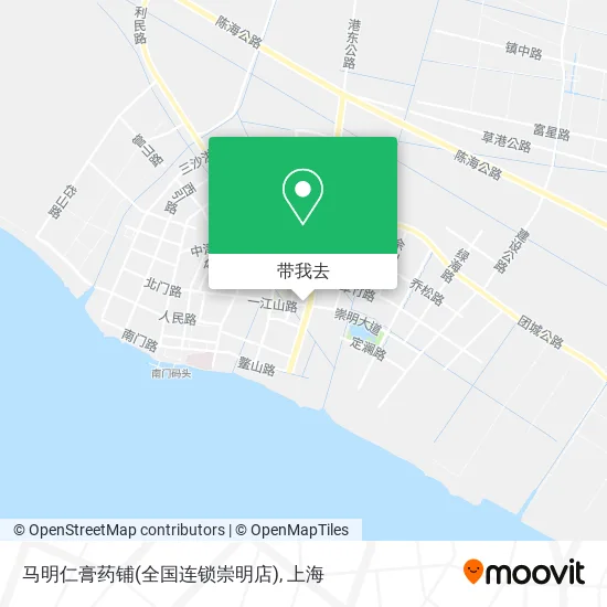 马明仁膏药铺(全国连锁崇明店)地图