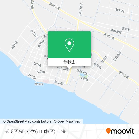 崇明区东门小学(江山校区)地图