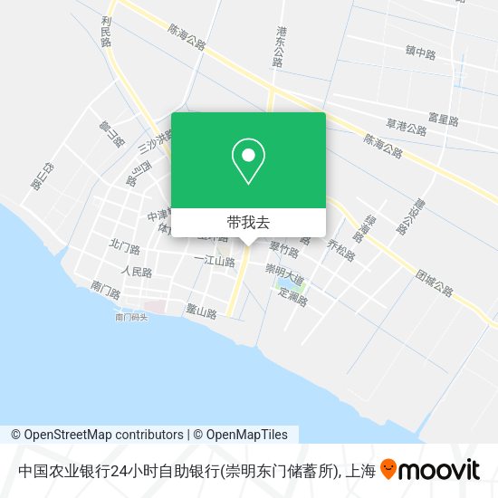 中国农业银行24小时自助银行(崇明东门储蓄所)地图
