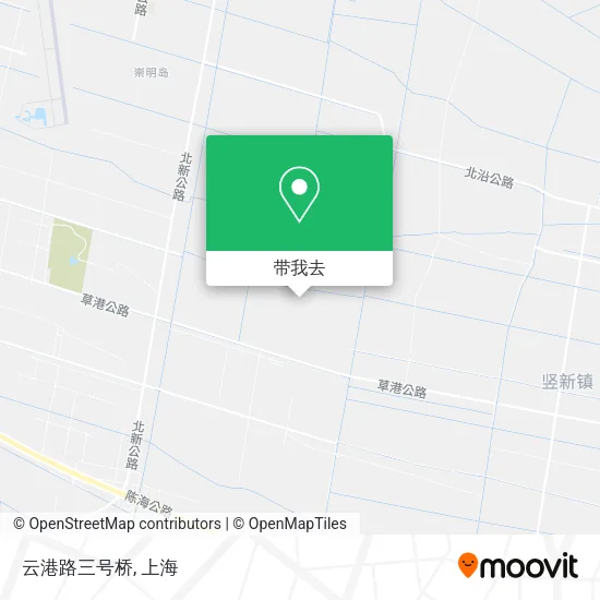 云港路三号桥地图