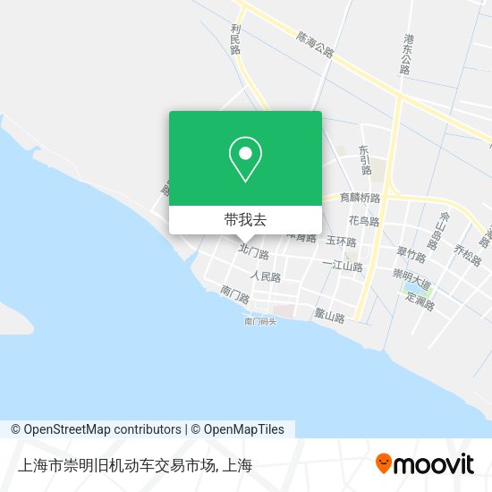上海市崇明旧机动车交易市场地图
