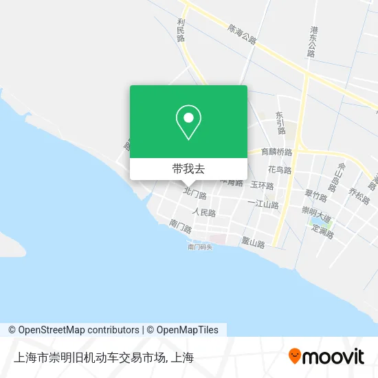 上海市崇明旧机动车交易市场地图
