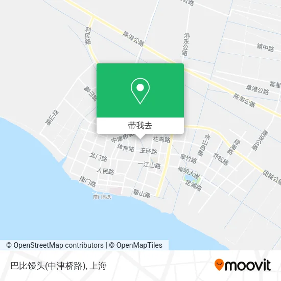 巴比馒头(中津桥路)地图