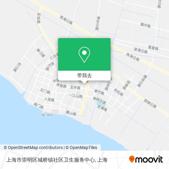 上海市崇明区城桥镇社区卫生服务中心地图