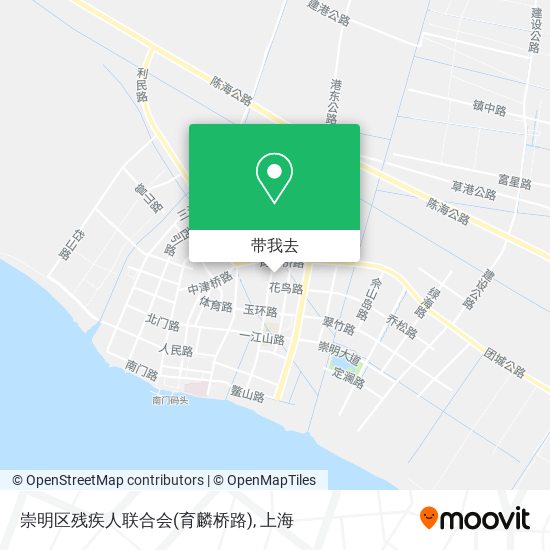 崇明区残疾人联合会(育麟桥路)地图